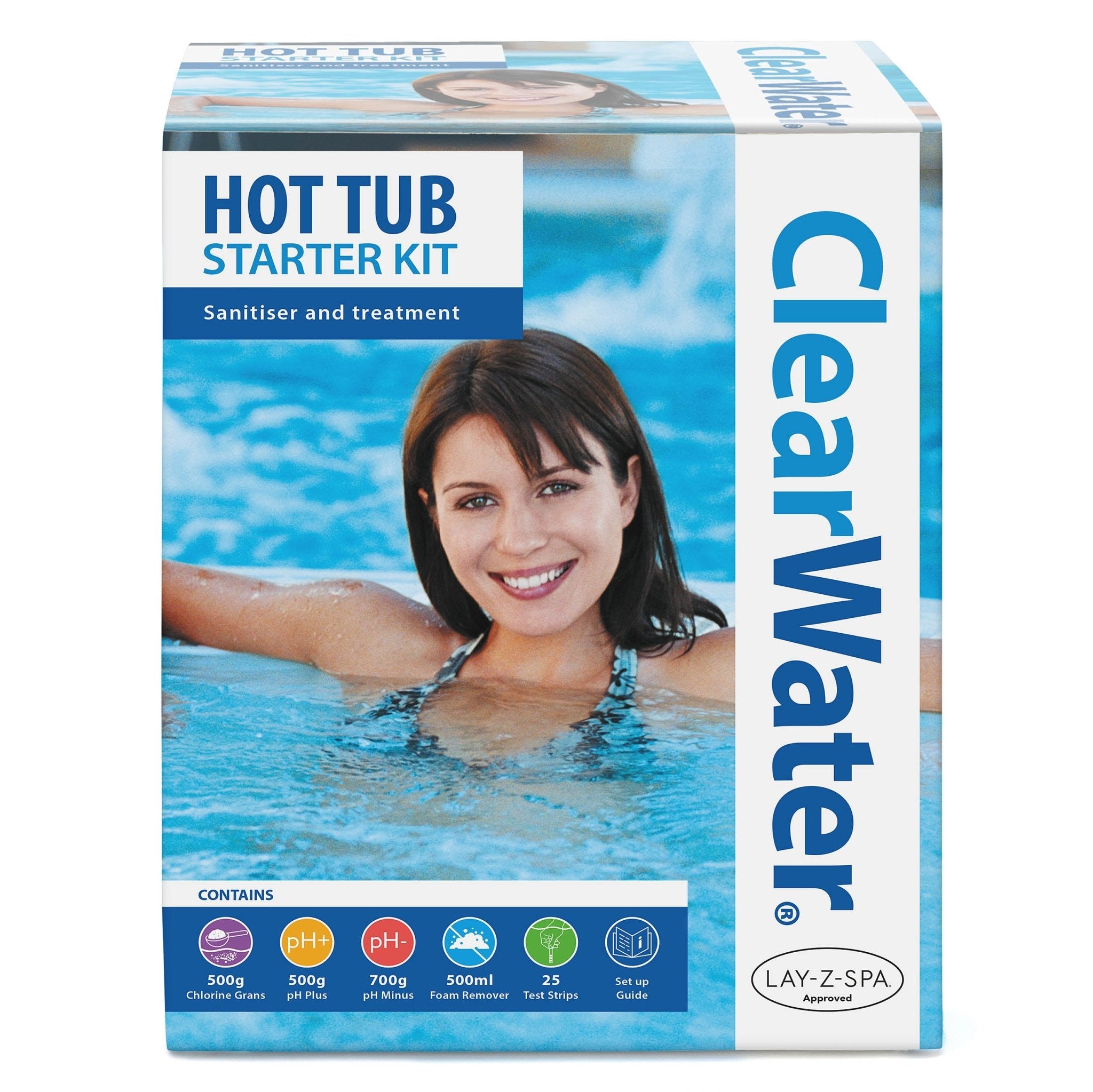 Clearwater Hot Tub Chemical Starter Kit | Spa Water Care Essentials - New Forest Hot Tubs